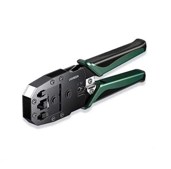 Kìm bấm dây mạng 3 trong 1 RJ45/RJ12/RJ11 Cat5, Cat5e, Cat6 màu xanh đen Ugreen 35971 NW304